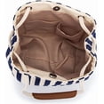 thumbnail image 5 of CoCopeanut Canvas Handbag for Women Casual Shoulder Bag Striped Crossbody Bag Commuter Satchel Large Capacity Tote Bag Purse, 5 of 7