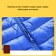 thumbnail image 3 of Qarigey Chaqueta a prueba de viento esencial para niños de invierno para días fríos, ropa de plumón, chaquetas, abrigo para invierno Abrigos y chamarras negro+120cm, 3 of 6