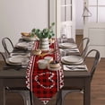 thumbnail image 2 of Valentine'S Day Hearts Texture Plaid Table Runner Wedding Party Dining Table Runner Placemat Home Kitchen Table Decor, 2 of 5