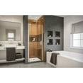 thumbnail image 5 of DreamLine Elegance-LS 32 1/4 - 34 1/4 in. W x 72 in. H Frameless Pivot Shower Door in Brushed Nickel, 5 of 13