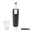 thumbnail image 2 of Naierhg Nose Hair Trimmer Professional Safe Portable Electric Men Nose Hair Shaver for Health,Black White, 2 of 8