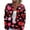 Hot Pink, variant on Women Love Heart Pattern Sweaters Y2K Button Down Long Sleeve Knit Outerwear Cardigan Spring Valentine's Day Tops