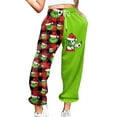 thumbnail image 2 of Grínch Pajama Pants Women, Grínch Character ChristmasPajama Pants Sleepwear Lounge Pants Drawstring Pajama Joggers(Red, XL), 2 of 6