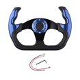 thumbnail image 4 of LOVIVER Volant de Course Générique Antidérapant en Alliage d'Aluminium pour Gaming Bleu, 4 of 8