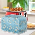 thumbnail image 3 of Yuyamidu Daisy Toaster Cover Washable Wide Slot Kitchen Small Appliance Cover 4 Slice Breadmaker Cover Small Oven Toaster Dust Cover Blue Dustproof Fingerprint Protectors, 3 of 7