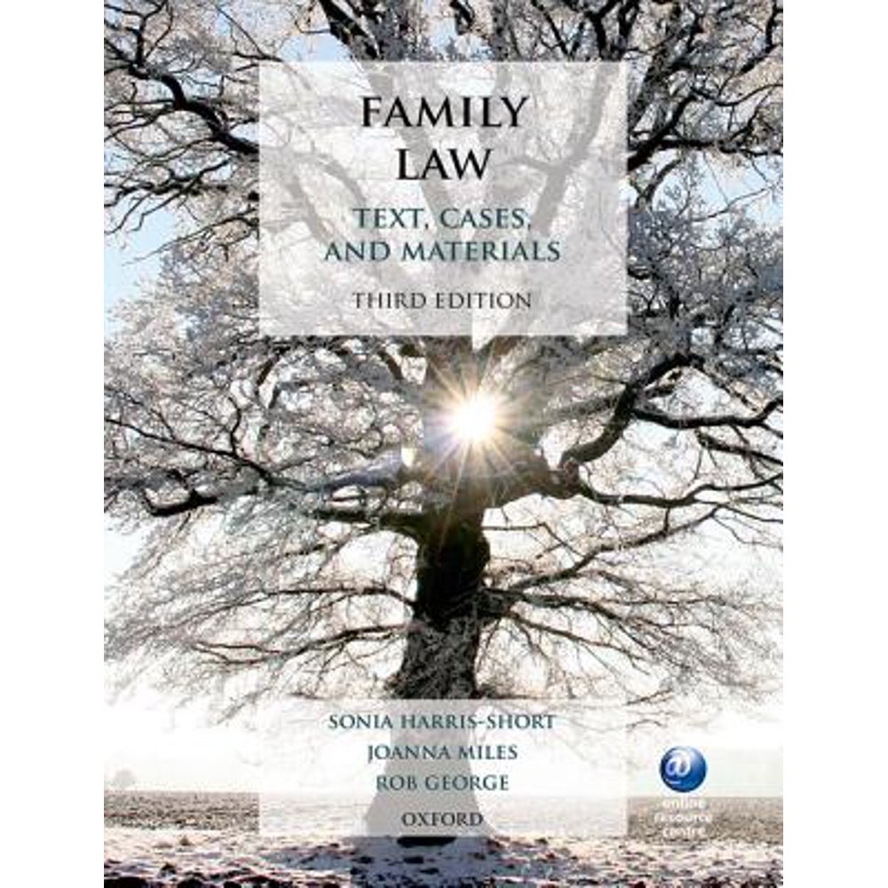 Family Law Text, Cases, and Materials (Edition 3) (Paperback