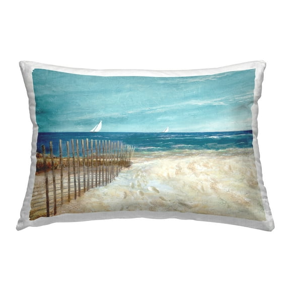 Stupell Industries Footprints by Sandy Fence Decorative Printed Throw Pillow Design by Ruane Manning.