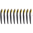 thumbnail image 2 of 10 Señuelos Flotantes para Pesca en el Mar, 10 G, Cebo Duro Artificial de Acción Z, Señuelo de Agua Salada, 2 of 5