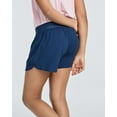 thumbnail image 5 of Real Essentials 4 Pack: Girls Athletic Performance Running Shorts with Drawstring & Pockets, 5 of 6