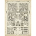 thumbnail image 2 of d Argenville, DeZallier 25x32 Gold Ornate Wood Framed with Double Matting Museum Art Print Titled - Antique Garden Design IV, 2 of 4