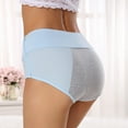 thumbnail image 5 of Womens Clearance，Women's Incontinence Underwear High Absorbency Period Cotton Underwear Heavy Flow Leakproof Panties Postpartum Menstrual Protective Briefs, 5 of 5