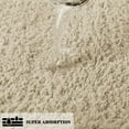thumbnail image 3 of Unique Bargains Bathroom Shaggy Bath Mat Fluffy Non-slip Door Floor Rug Beige 20" x 31", 3 of 8