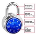 thumbnail image 2 of Cadenas à combinaison Master Lock de 1 7/8 po, 2 of 5