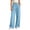 Light Blue, variant on Luvrsol Sweatpants Women Baggy Solid Color Thin Plus High Waist Elastic Can Be Worn at Home and Outside, Size S-3XL