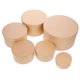 thumbnail image 5 of CHICHUMID 6Ud Cajas Redondas Con De Papel Kraft Para Embalaje Y Almacenaje Elegante, 5 of 8