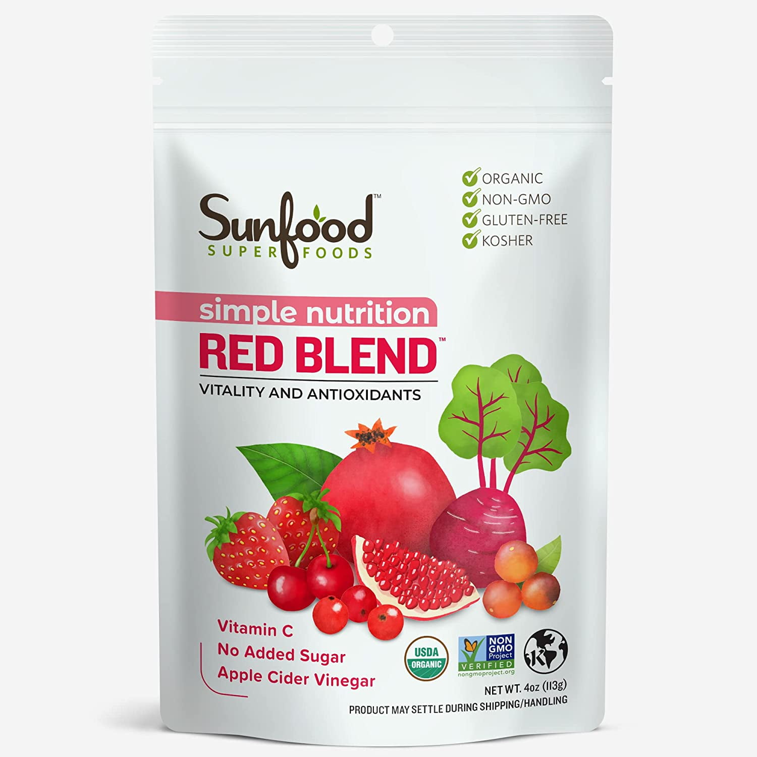 Sunfood Simple Nutrition, Red Blend, 4 oz (113 g)