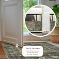 thumbnail image 4 of Bayberry Vintage Machine Washable Area Rug, 8' x 10', Ivy Green Grey, 4 of 12
