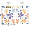 thumbnail image 5 of FORMRS Acrylic Clipboard with Low Profile Clip Standard A4 Letter Size, 12.5" x 9", Blue Retro Flower, 5 of 8
