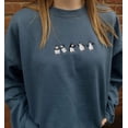 thumbnail image 2 of Embroidered Penguins Sweatshirt, 2 of 4