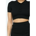 thumbnail image 6 of Collar Crop Top + Shorts Set S, 6 of 12