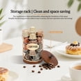 thumbnail image 5 of AEVXKHI Rustic Coffee Pod Holder with Lid, K Cup Pods Holder for Counter, Large Capacity Wire Coffee Pod Filter Storage Basket with Wooden Base for Espresso Capsule, 5 of 11