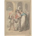 thumbnail image 3 of Thomas Rowlandson 15x18 Black Modern Framed Museum Art Print Titled - Coming Out of the Theatre (ca. 1780-1825), 3 of 5