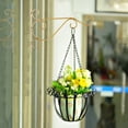 thumbnail image 2 of Soporte de pared de hierro para colgar plantas, gancho para colgar, decoración de jardín, 2 of 11