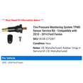 thumbnail image 2 of Tire Pressure Monitoring System TPMS Sensor Service Kit - Compatible with 2010 - 2014 Ford Fusion 2011 2012 2013, 2 of 2