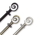 thumbnail image 2 of InStyleDesign  Radial Adjustable Curtain Rod Satin Nickel 28 to 48 inches Silver Finish, 2 of 4