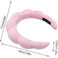 thumbnail image 2 of Diadema de maquillaje para lavarse la cara - Diadema para mujeres - Diademas de maquillaje para el cuidado de la piel, lavado de cara, desmaquillador, ducha, 2 of 5