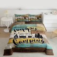 thumbnail image 2 of Homewish Happy Camping Bedding Comforter Set 2pcs for Kids Children Teens,Adventure Car Twin Comforter Sets Microfiber,Lodge Cabin Breathable Bedding Set,Super Cozy Room Decor, 2 of 8