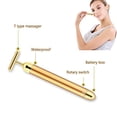 thumbnail image 1 of Beauty Bar 24k Golden Pulse Masajeador facial, Señal eléctrica en forma de T Herramientas de masaje facial para pieles sensibles Tirar de la cara apretado LingWen 8390615241526, 1 of 1
