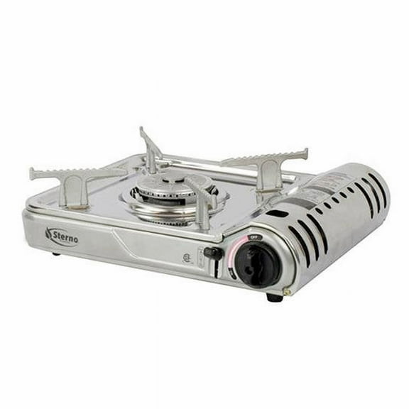 Sterno Portable Butane Stove, 7,000 BTU with Travel Case, Compact Design