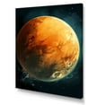 thumbnail image 2 of Designart "Planetary Perspectives: Jupiter'S Topaz Titan I" Our Solar System Canvas Art Print, 2 of 7