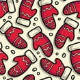 thumbnail image 3 of EGNMCR Hauts de Soins Infirmiers pour Femmes, Uniforme de Travail Imprimé de Noël, Manches Courtes, Col en V, Blouse de Travail avec Poches, Costumes de Noël, 3 of 4