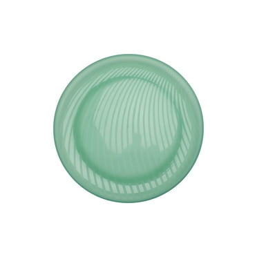 Mainstays - Green Round Plastic Swirl Pattern Plate, 10.5 inch