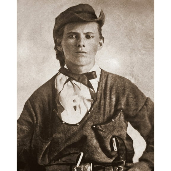 Jesse James (1847-1882). Portrait Ca. 1870S. History (24 x 36)