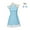 Blue, variant on Princess Rosalina Blue Sportswear Rosalina Tennis Suit Outfit Sleeveless Dress With Crown