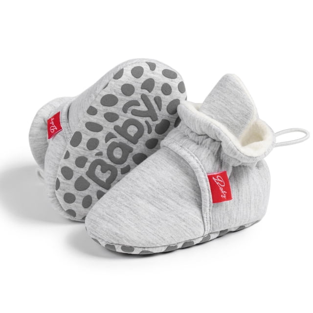 YUNAFFT Baby First Walkers Shoes Winter Non-Slip Soft Sole Anti-Drop Pure Color Infant Shoes Cozy Fall Winter