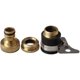 thumbnail image 4 of Conector de manguera de lengüeta de latón auspicioso adaptador de conector de junta de tubería de 3 vías tipo Y 1/4 pulgadas Compatible con aceite de combustible de agua de aire 5 piezas 6mm Feliz Sencillez, 4 of 5
