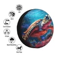 thumbnail image 4 of Balery Colorful Ocean Sea Turtle Cubiertas para Neumáticos - Protector Resistente para Neumáticos de Camioneta, SUV, Remolque, Camper y RV-14 inch, 4 of 6