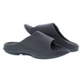 thumbnail image 3 of OOFOS OOahh Sport Flex Slide Unisex Shoes Size 12, Color: Slate, 3 of 4