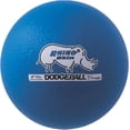thumbnail image 7 of Champion Sports® Rhino Skin® Low Bounce Dodgeballs for Playground, PE, Backyard & League Games – Set of 6 Balls - Neon Blue - 6 Inch, 7 of 7