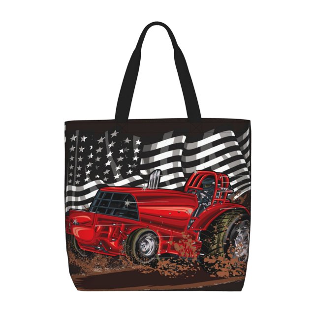 Balery tractor Bolsa de Mano para Mujeres con Cremallera, Bolsa de Gimnasio con Compartimentos, Bolsa para Laptop, Bolsa para Trabajo