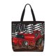 thumbnail image 1 of Disketp tractor Bolsa Tote de Lona para Mujer, Bolso de Hombro y Cruzado con Cierre de Cremallera, 1 of 7