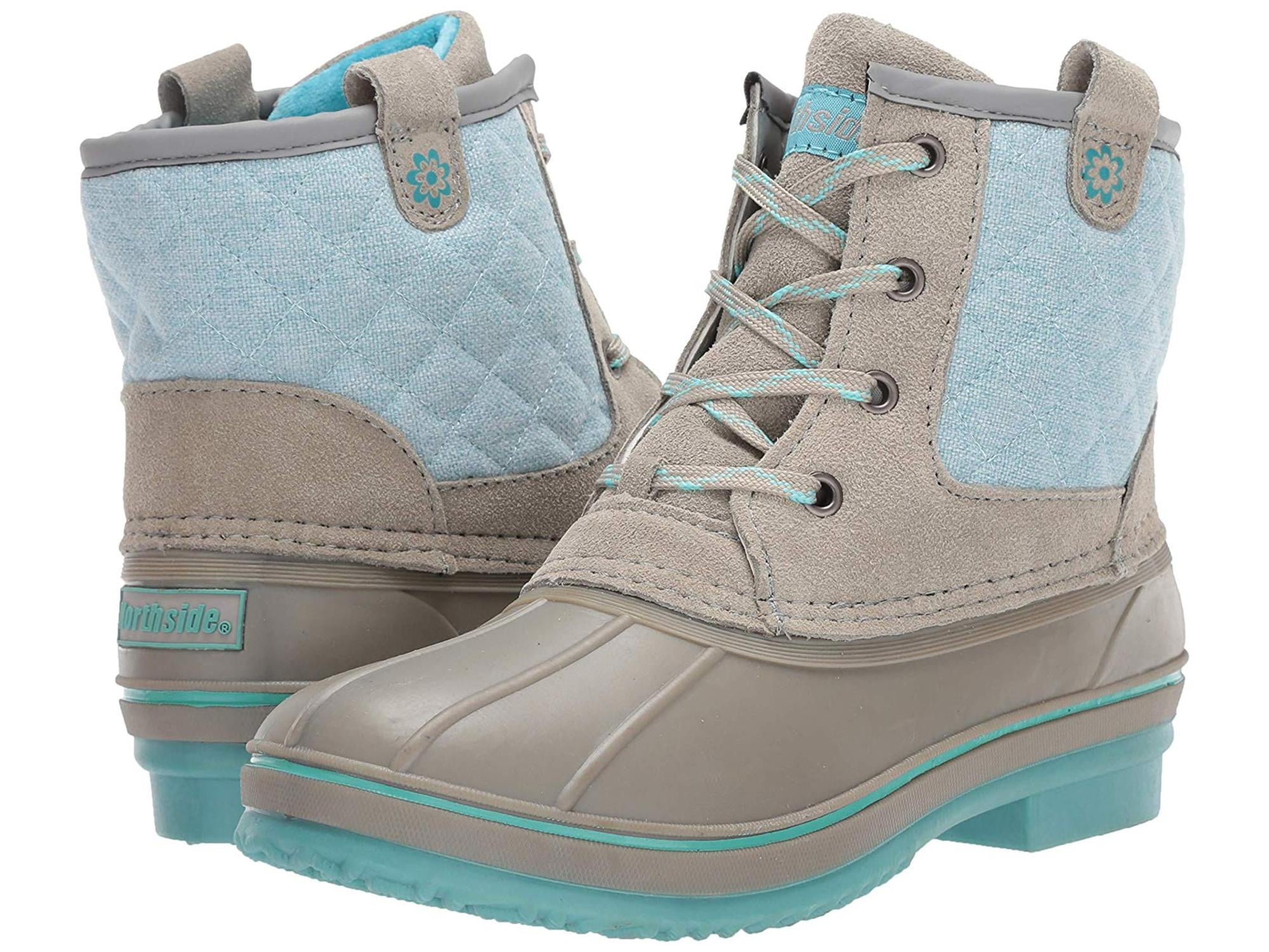 teal snow boots