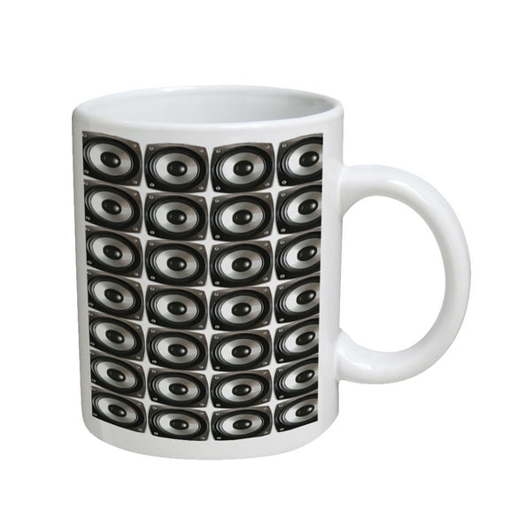 KuzmarK Coffee Cup Mug 11 Ounce - Speaker Speakers