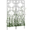thumbnail image 1 of Outsunny Treillis de Jardin de 72 Pouces, Lot de 2, pour Roses, Vigne, Concombre, Clématite, 1 of 10