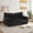 Black, variant on Pamapic 61" W x 39.4" D x 27.6" H Corduroy Bean Bag Chair,Oversized 2‑Seat Loveseat Sofa Couch,Boneless Sleeper-Bed for Adults,Fit Living Room, Bedroom,72h Rebound,Black