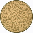 thumbnail image 5 of SAFAVIEH Courtyard Kevin Floral Indoor/Outdoor Area Rug, 9' x 12', Natural/Olive, 5 of 10